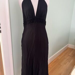 Laundry By Shelli Segal Black Backless Dress